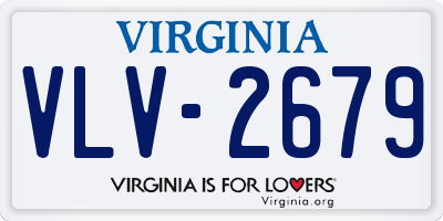 VA license plate VLV2679