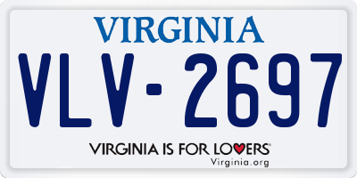 VA license plate VLV2697