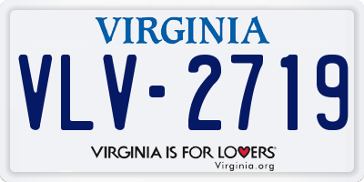 VA license plate VLV2719