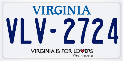 VA license plate VLV2724