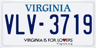 VA license plate VLV3719
