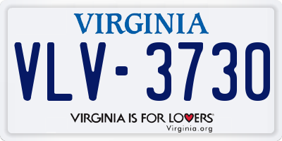 VA license plate VLV3730