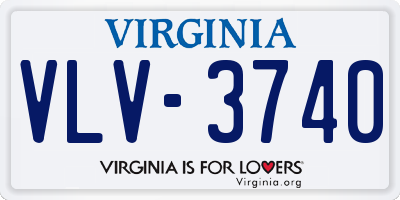VA license plate VLV3740