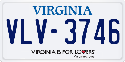 VA license plate VLV3746