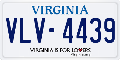 VA license plate VLV4439