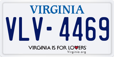 VA license plate VLV4469