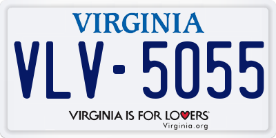 VA license plate VLV5055