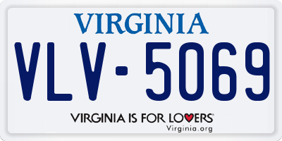 VA license plate VLV5069