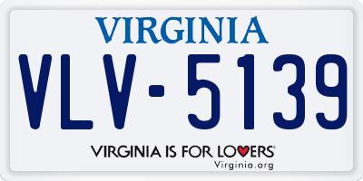 VA license plate VLV5139