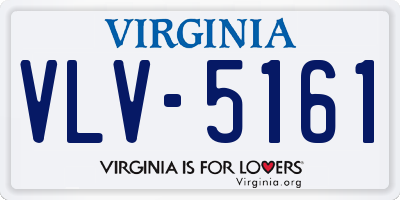 VA license plate VLV5161