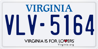 VA license plate VLV5164