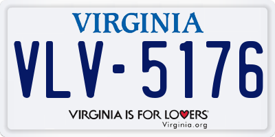 VA license plate VLV5176