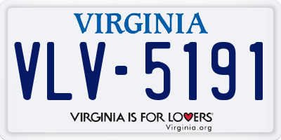 VA license plate VLV5191