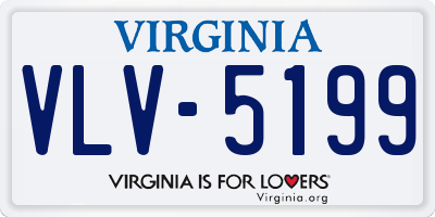 VA license plate VLV5199