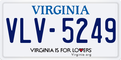 VA license plate VLV5249