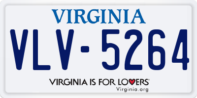 VA license plate VLV5264