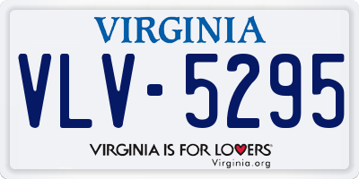 VA license plate VLV5295