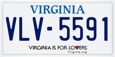 VA license plate VLV5591