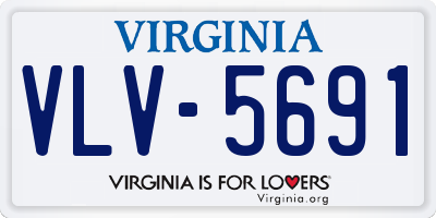 VA license plate VLV5691