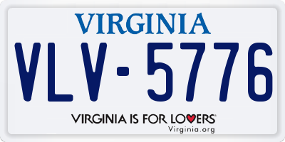 VA license plate VLV5776