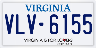 VA license plate VLV6155