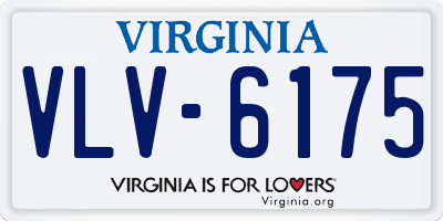 VA license plate VLV6175