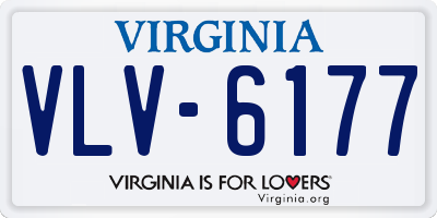 VA license plate VLV6177