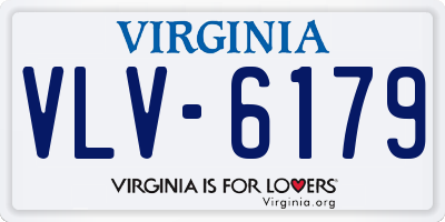 VA license plate VLV6179