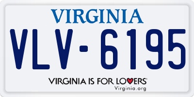 VA license plate VLV6195