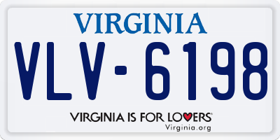 VA license plate VLV6198