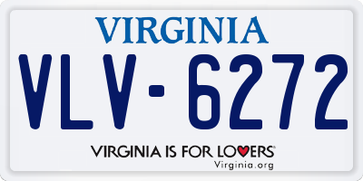 VA license plate VLV6272