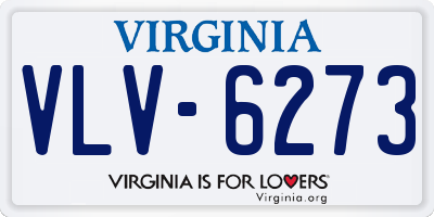 VA license plate VLV6273