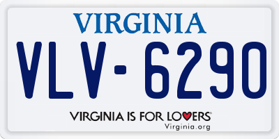 VA license plate VLV6290