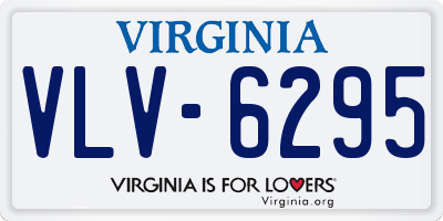 VA license plate VLV6295