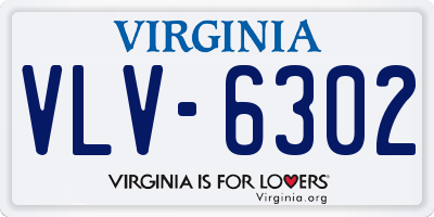 VA license plate VLV6302