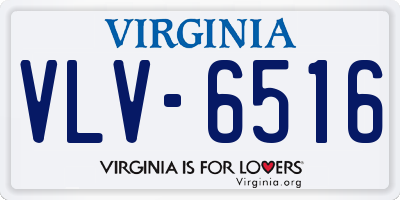 VA license plate VLV6516