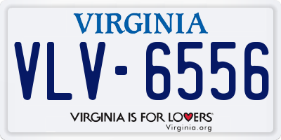 VA license plate VLV6556