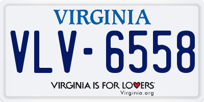 VA license plate VLV6558