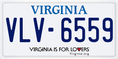 VA license plate VLV6559