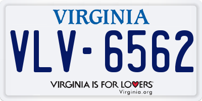 VA license plate VLV6562