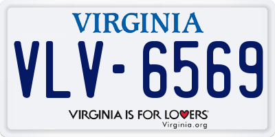 VA license plate VLV6569