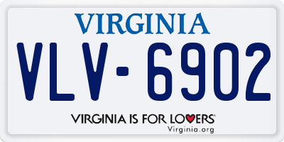 VA license plate VLV6902