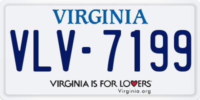 VA license plate VLV7199