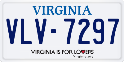 VA license plate VLV7297