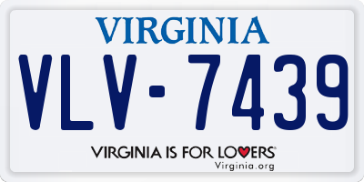 VA license plate VLV7439