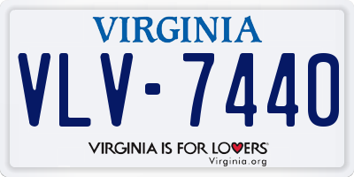 VA license plate VLV7440