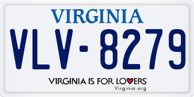 VA license plate VLV8279