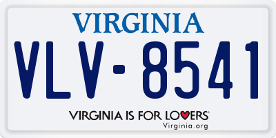 VA license plate VLV8541