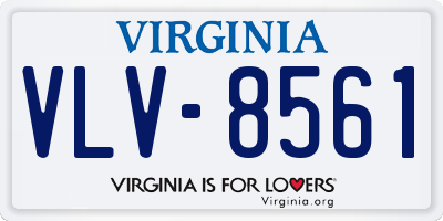 VA license plate VLV8561