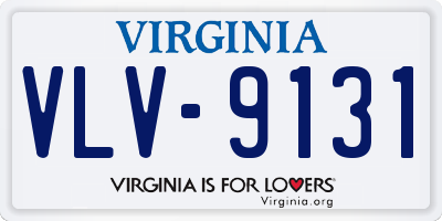 VA license plate VLV9131